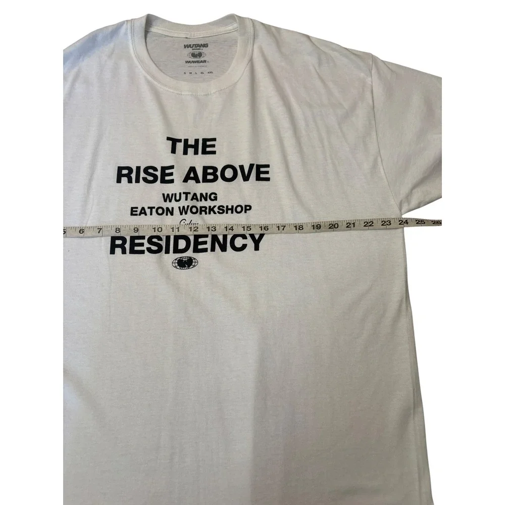 RARE Wu-Tang The Rise Above Eaton DC Workshop Residency Tee Wu Wear XL Merch